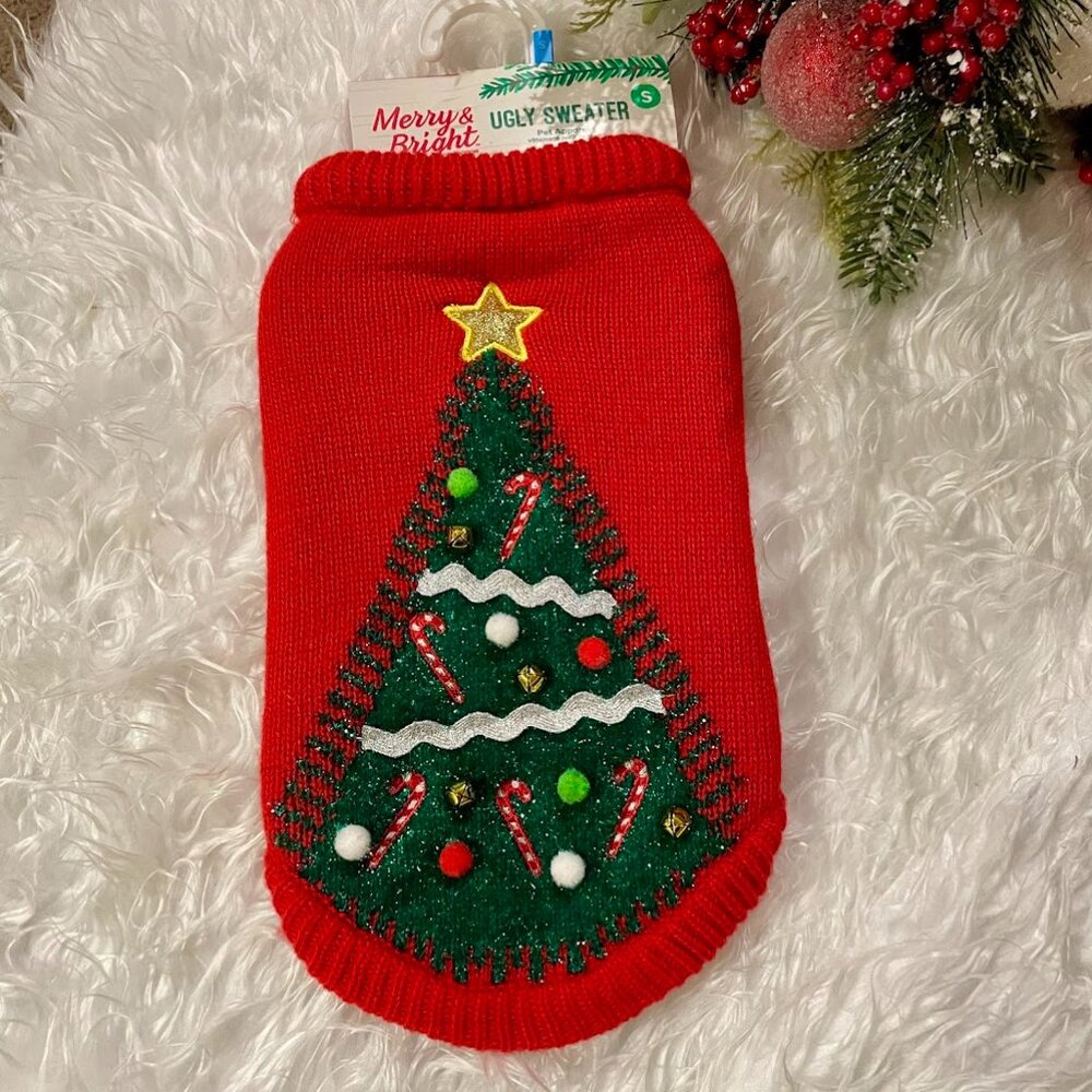Ugly Christmas Sweater for Dogs!  NWT Size Small
